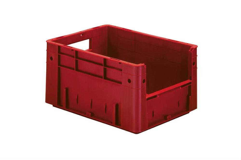 SCC-4211-070 | EURONORM PICKINGBAK - FRONT. OPENING 18L 400X300X210MM - BODEM/ZIJWANDEN GESLOTEN