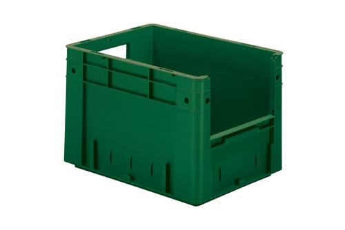 SCC-4271-040 | EURONORM PICKINGBAK - FRONT. OPENING 24L 400X300X270MM - BODEM/ZIJWANDEN GESLOTEN