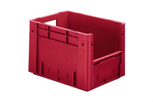 SCC-4271-070 | EURONORM PICKINGBAK - FRONT. OPENING 24L 400X300X270MM - BODEM/ZIJWANDEN GESLOTEN