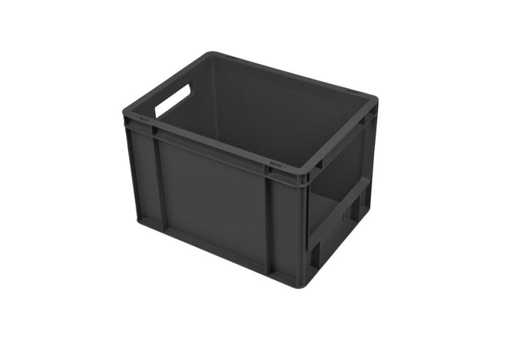 SRC-4271-020 | BAC DE STOCKAGE EURONORM - OUV. FRONTALE 400X300X275MM - FOND RENFORCE - REG