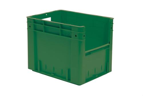 SCC-4321-040 | EURONORM PICKINGBAK - FRONT. OPENING 29L 400X300X320MM - BODEM/ZIJWANDEN GESLOTEN