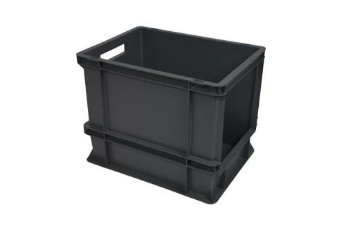 SRC-4321-020 | BAC DE STOCKAGE EURONORM - OUV. FRONTALE 400X300X320MM - FOND RENFORCE - REG