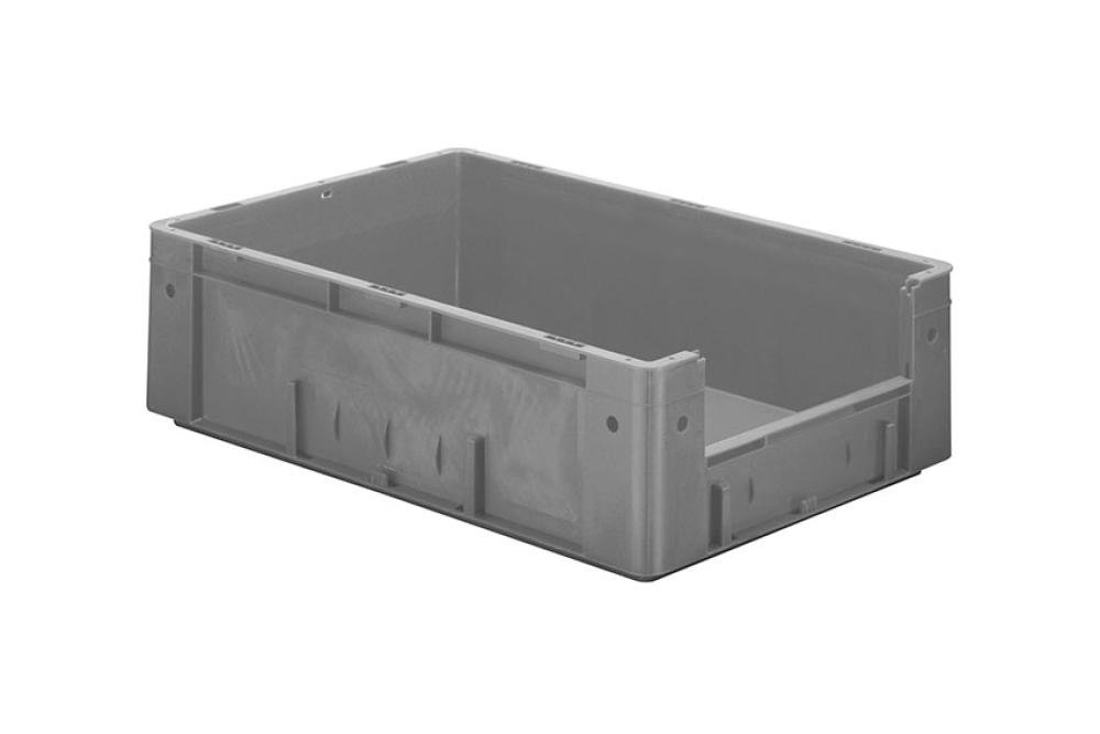 SCC-6171-050 | EURONORM PICKINGBAK - FRONT. OPENING 32L 600X400X175MM - BODEM/ZIJWANDEN GESLOTEN