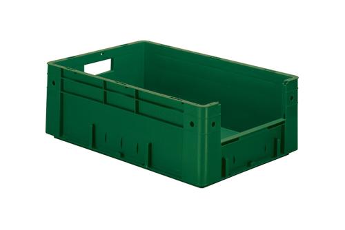 SCC-6211-040 | EURONORM PICKINGBAK - FRONT. OPENING 39L 600X400X210MM - BODEM/ZIJWANDEN GESLOTEN