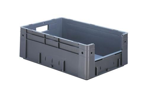 SCC-6211-050 | EURONORM PICKINGBAK - FRONT. OPENING 39L 600X400X210MM - BODEM/ZIJWANDEN GESLOTEN