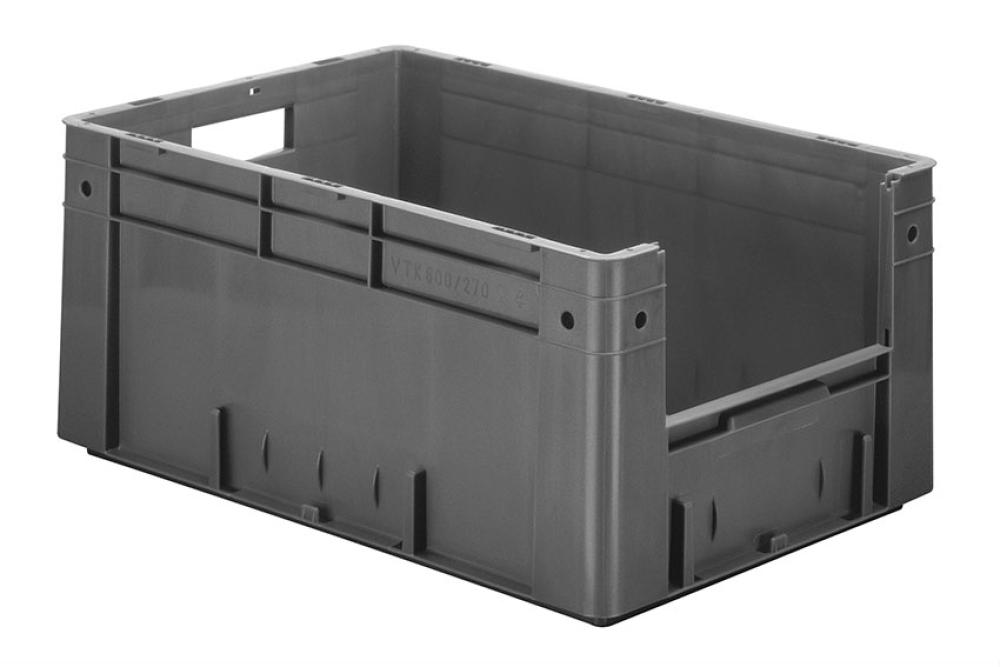 SCC-6271-050 | BAC EURONORM 600X400X270 - OUV. FRONT. FOND ET PAROIS PLEINS