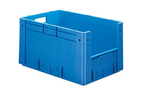 SCC-6321-060 | EURONORM PICKINGBAK - FRONT. OPENING 61L 600X400X320MM - BODEM/ZIJWANDEN GESLOTEN