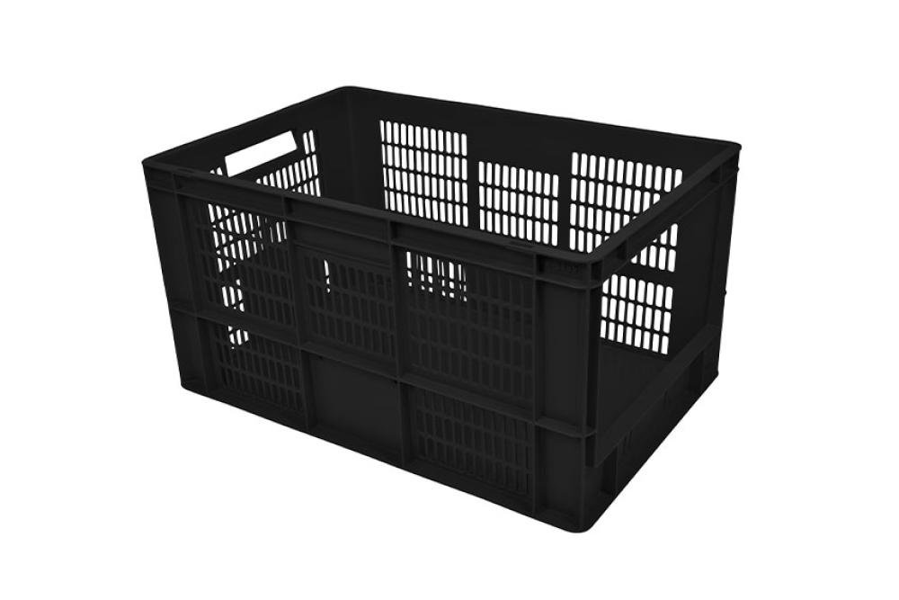 SBP-6321-020 | BAC DE STOCKAGE EURONORM - OUV. FRONTALE 600X400X320MM - AJOURE - REG