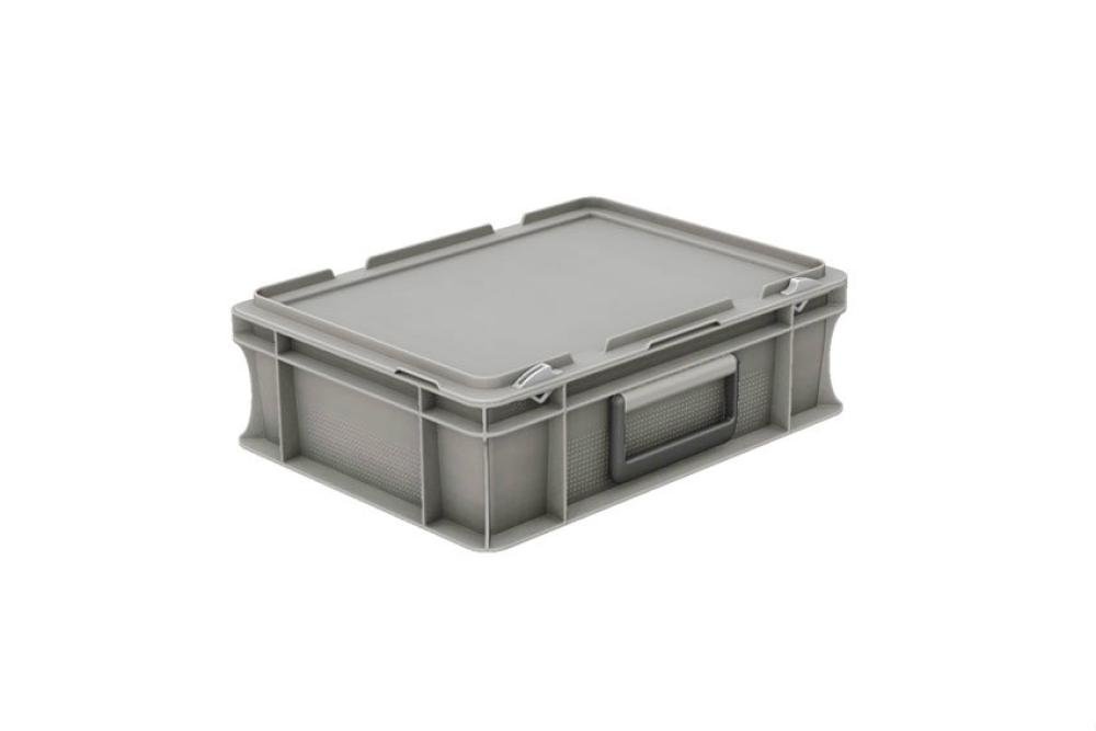 BUB-4120-050 | BAC EURONORM 400X300X133 MM AVEC COUVERCLE ET POIGNEE