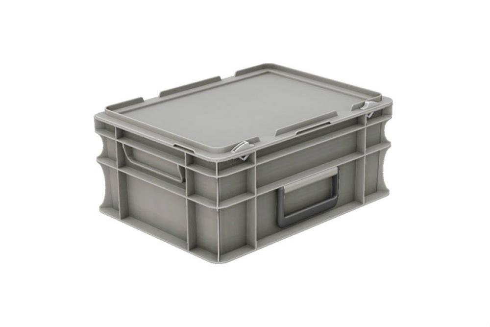 BUB-4170-050 | BAC EURONORM 400X300X183 MM AVEC COUVERCLE ET POIGNEE
