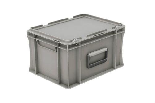 BUB-4220-050 | BAC EURONORM 400X300X233 MM AVEC COUVERCLE ET POIGNEE