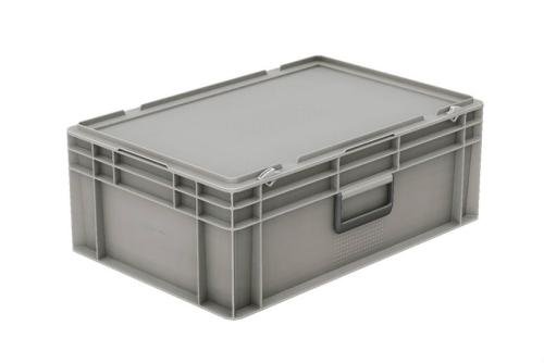 BUB-6220-050 | BAC EURONORM 600X400X223 MM AVEC COUVERCLE ET POIGNEE