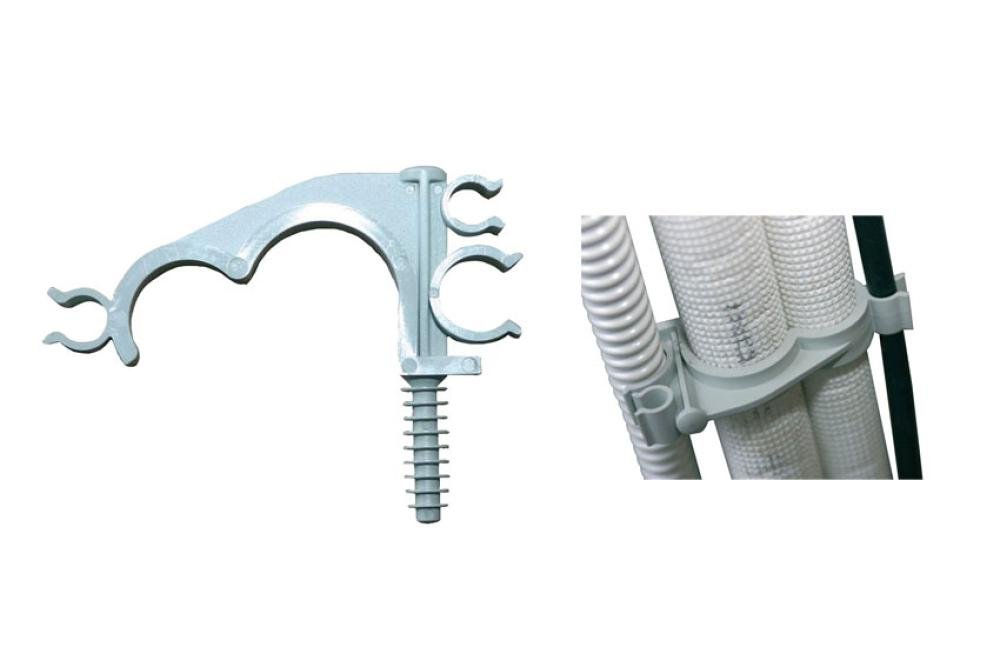 ALX-9103-000 | COLLIER PLASTIQUE POUR TUBE Ø32 & Ø25MM FIXATION DIRECTE - PAR PIECE