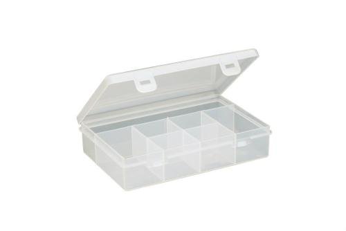 STR-5001-990 | BOITE DE RANGEMENT A COMPART. FIXES (7) 123X180X40 MM - SERIE 5000