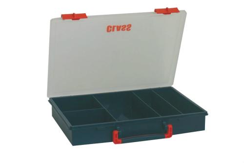 STR-5010-060 | BOITE DE RANGEMENT A COMPART. FIXES (5) 260X325X55 MM - SERIE 5000