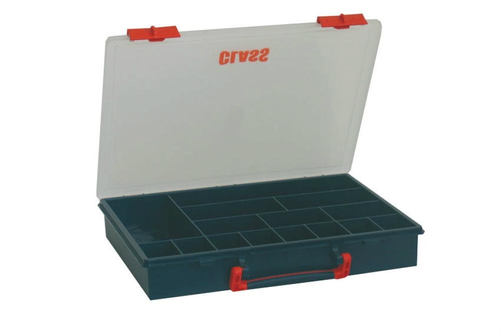 STR-5011-060 | BOITE DE RANGEMENT A COMPART. FIXES (15) 260X325X55 MM - SERIE 5000