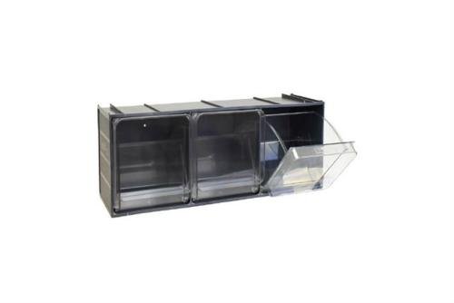 CRB-0004-022 | BLOC-TIROIRS BASCULANTS - 600X200X220MM 3 GODETS - SERIE CRYSTAL BOX