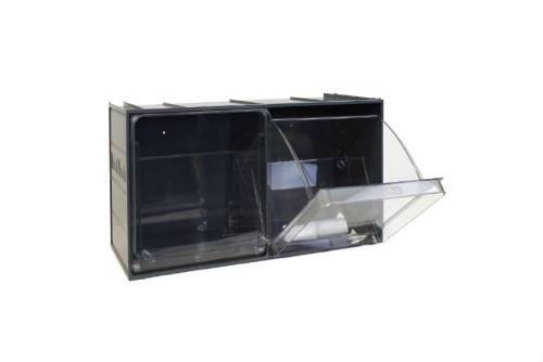 CRB-0005-022 | BLOC-TIROIRS BASCULANTS - 600X240X305MM 2 GODETS - SERIE CRYSTAL BOX
