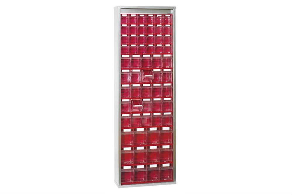 STR-7100-070 | ARMOIRE METALLIQUE 665X250X2000 MM AVEC 61 BLOCS-TIROIRS - SERIE 7000