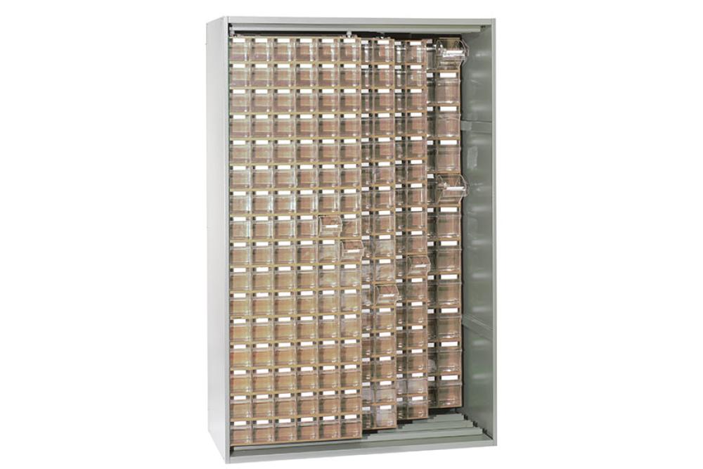 STR-7230-093 | ARMOIRE PANNEAUX COULIS. 1250X600X1950MM 398 TIROIRS BASC. INCLUS - SERIE 7000