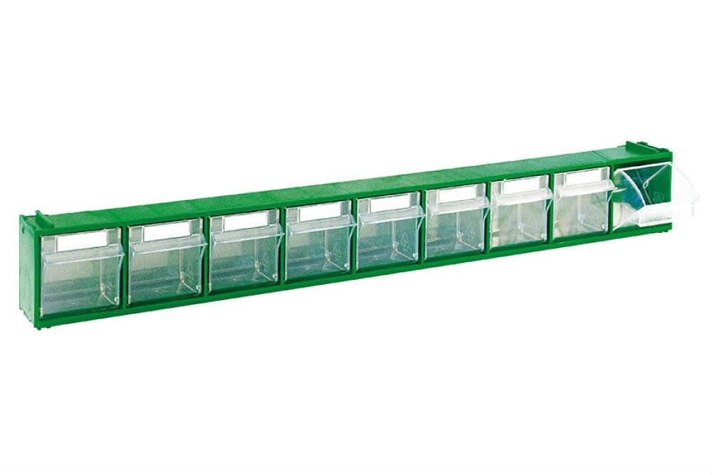 STR-7001-040 | BLOC-TIROIRS BASCULANTS - 600X68X78 MM 9 GODETS - SERIE 7000