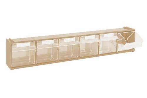 STR-7002-093 | BLOC-TIROIRS BASCULANTS - 600X96X112 MM 6 GODETS - SERIE 7000