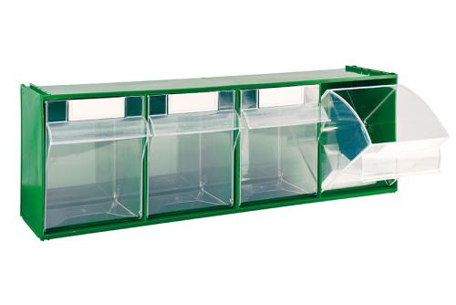 STR-7004-040 | BLOC-TIROIRS BASCULANTS - 600X178X206 MM 4 GODETS - SERIE 7000