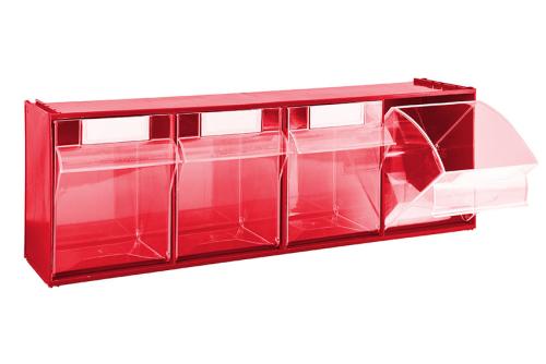 STR-7004-070 | BLOC-TIROIRS BASCULANTS - 600X178X206 MM 4 GODETS - SERIE 7000
