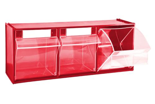 STR-7005-070 | BLOC-TIROIRS BASCULANTS - 600X210X242 MM 3 GODETS - SERIE 7000