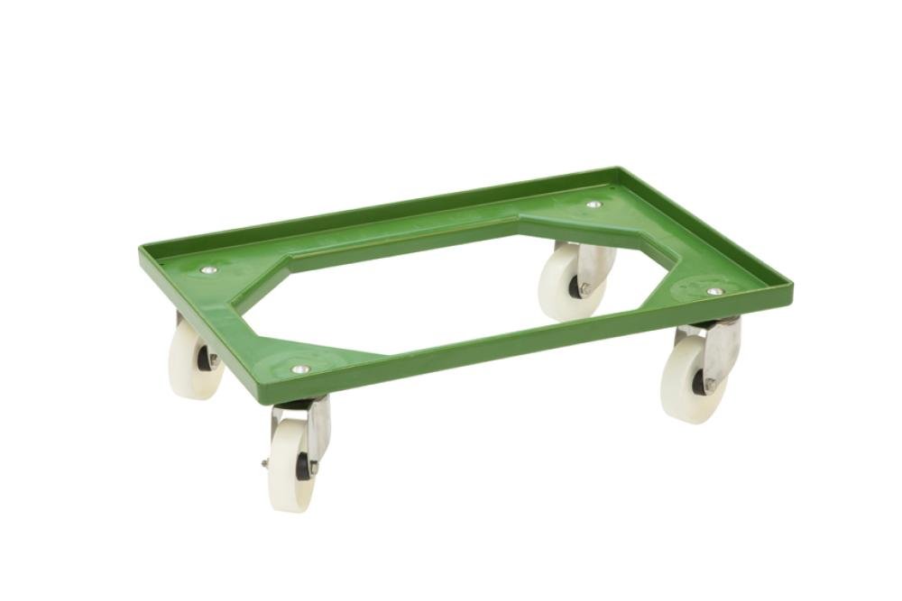 DOF-1010-040 | CHARIOT DE TRANSPORT AVEC 4 ROUES PIVOTANTES + FOURCHES INOX