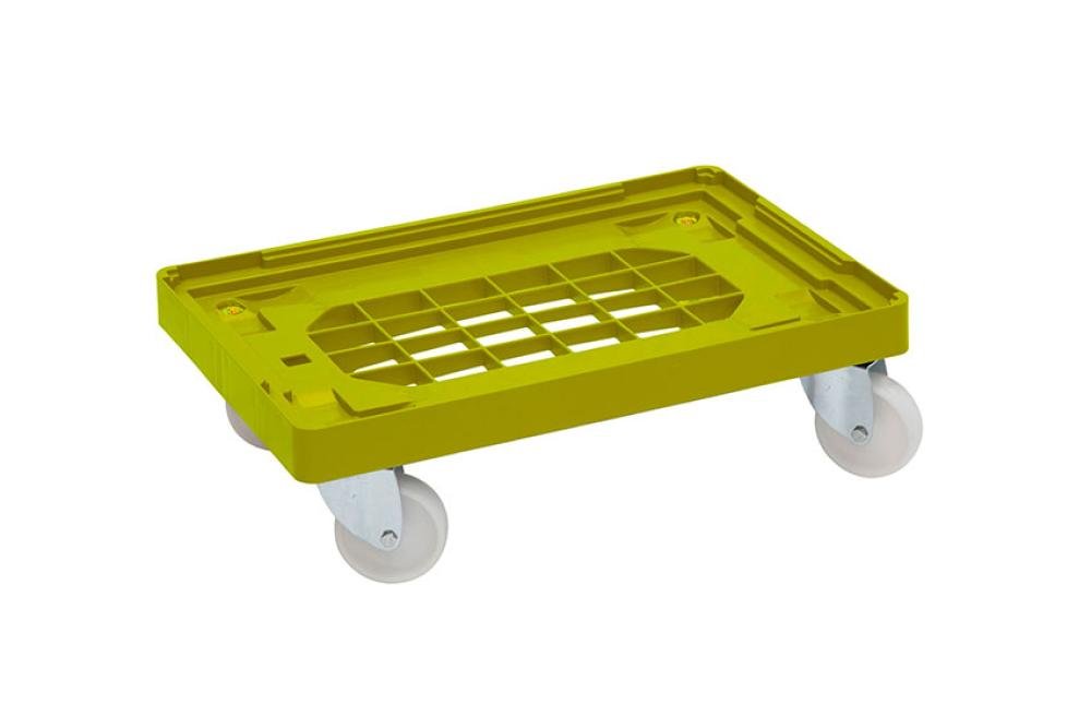 DOI-3000-080 | CHARIOT DE TRANSPORT POUR BACS GERB/EMBO 600X400MM - AVEC 4 ROUES PIVOTANTES PP