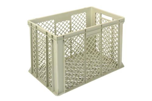 GGP-6412-093 | EURONORM 600X400X410MM - VERSTEVIGD 82L - BODEM & ZIJWANDEN GEPERFOREERD