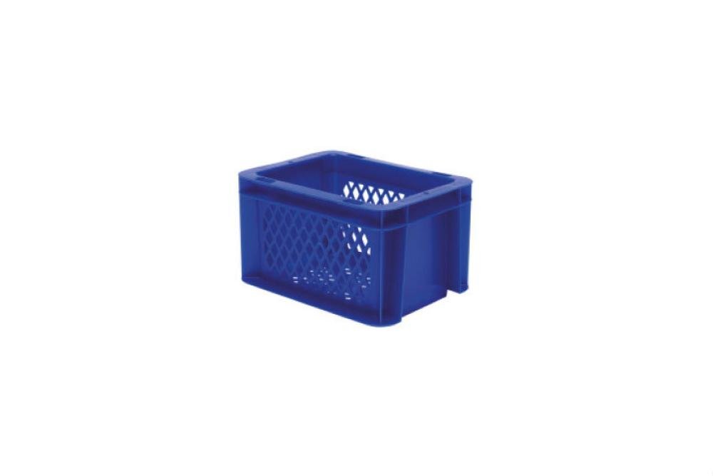 RTP-2120-060 | EURONORM STAPELBAK - STANDAARD - 0.97L 200X100X120MM - BODEM/ZIJWANDEN GEPERF.