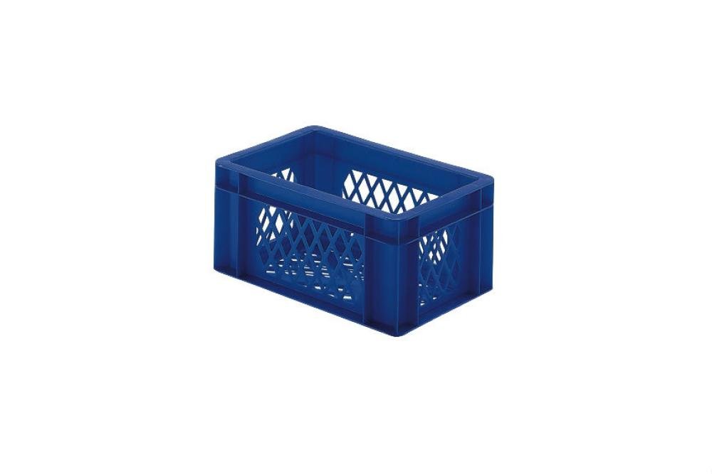 RTP-3140-060 | EURONORM STAPELBAK - STANDAARD - 5.5L 300X200X145MM - BODEM/ZIJWANDEN GEPERF.