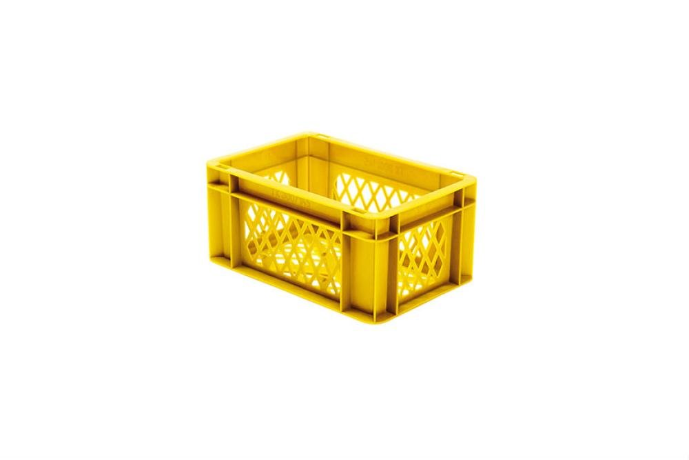 RTP-3140-080 | EURONORM STAPELBAK - STANDAARD - 5.5L 300X200X145MM - BODEM/ZIJWANDEN GEPERF.