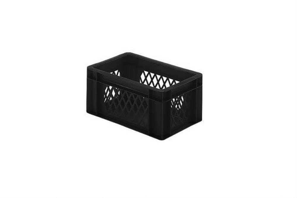 RTD-3140-050 | EURONORM 300X200X145MM - STANDAARD GESLOTEN BODEM - ZIJWANDEN GEPERFOREERD