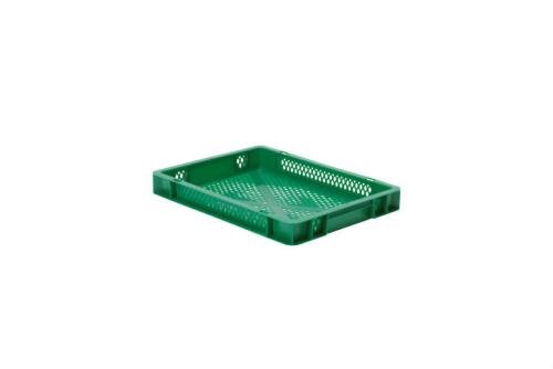 RTP-4050-040 | EURONORM STAPELBAK - STANDAARD - 4.6L 400X300X50MM - BODEM/ZIJWANDEN GEPERF.