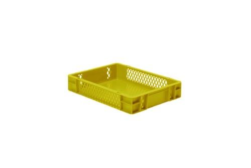 RTD-4070-080 | EURONORM 400X300X75MM - STANDAARD GESLOTEN BODEM - ZIJWANDEN GEPERFOREERD