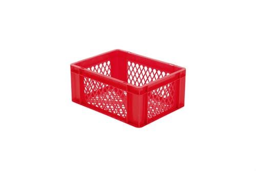 RTP-4170-070 | EURONORM STAPELBAK - STANDAARD - 15L 400X300X175MM - BODEM/ZIJWANDEN GEPERF.