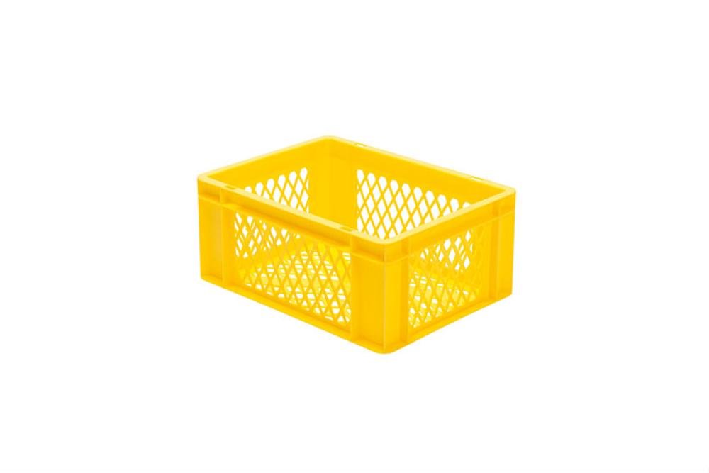 RTP-4170-080 | EURONORM STAPELBAK - STANDAARD - 15L 400X300X175MM - BODEM/ZIJWANDEN GEPERF.