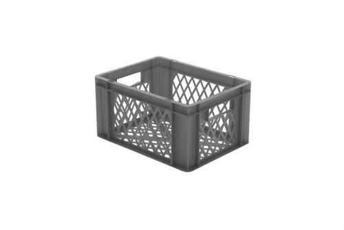 RTP-4212-050 | EURONORM STAPELBAK - STANDAARD - 19L 400X300X210MM - BODEM/ZIJWANDEN GEPERF.