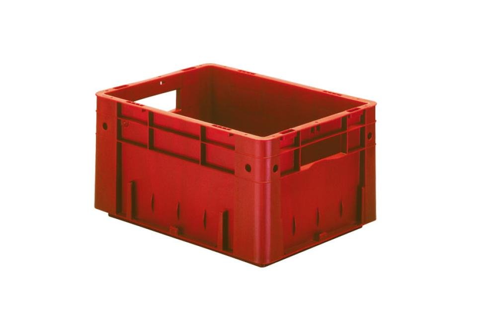 RVC-4212-070 | EURONORM STAPELBAK-VERSTEVIGD 18L 400X300X210MM - BODEM/ZIJWANDEN GESLOTEN
