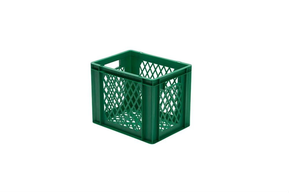 RTP-4322-040 | EURONORM STAPELBAK - STANDAARD - 29L 400X300X320MM - BODEM/ZIJWANDEN GEPERF.
