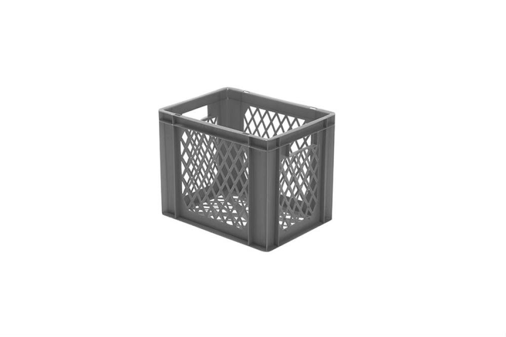 RTP-4322-050 | EURONORM STAPELBAK - STANDAARD - 29L 400X300X320MM - BODEM/ZIJWANDEN GEPERF.