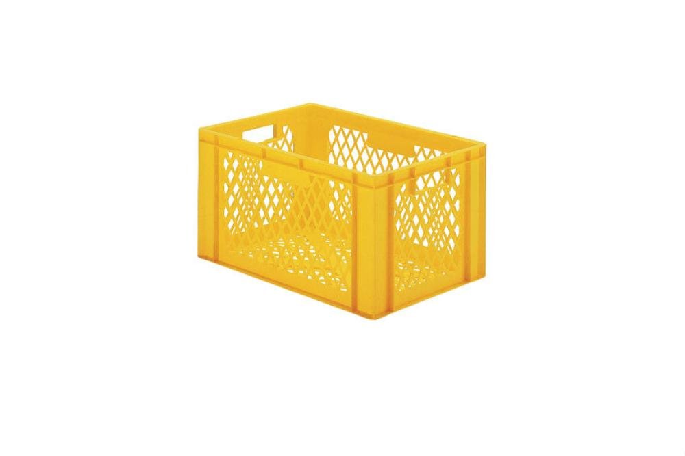 RTP-4322-080 | EURONORM STAPELBAK - STANDAARD - 29L 400X300X320MM - BODEM/ZIJWANDEN GEPERF.