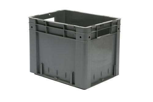 RVC-4322-050 | EURONORM STAPELBAK-VERSTEVIGD 29L 400X300X320MM - BODEM/ZIJWANDEN GESLOTEN