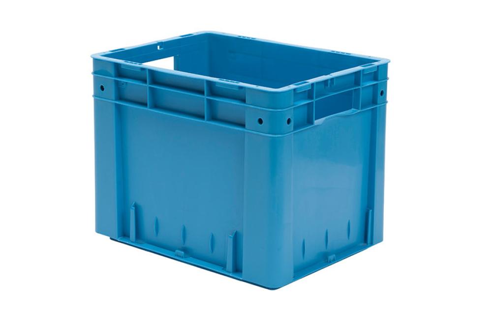 RVC-4322-060 | EURONORM STAPELBAK-VERSTEVIGD 29L 400X300X320MM - BODEM/ZIJWANDEN GESLOTEN