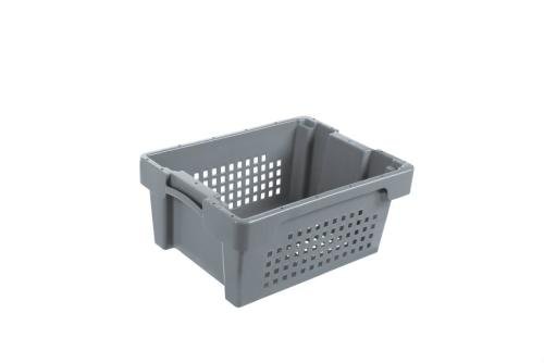 NRP-4175-050 | DRAAI-STAPELBAK ROTA 14L - 400X300X170MM BODEM & ZIJWANDEN GEPERFOREERD