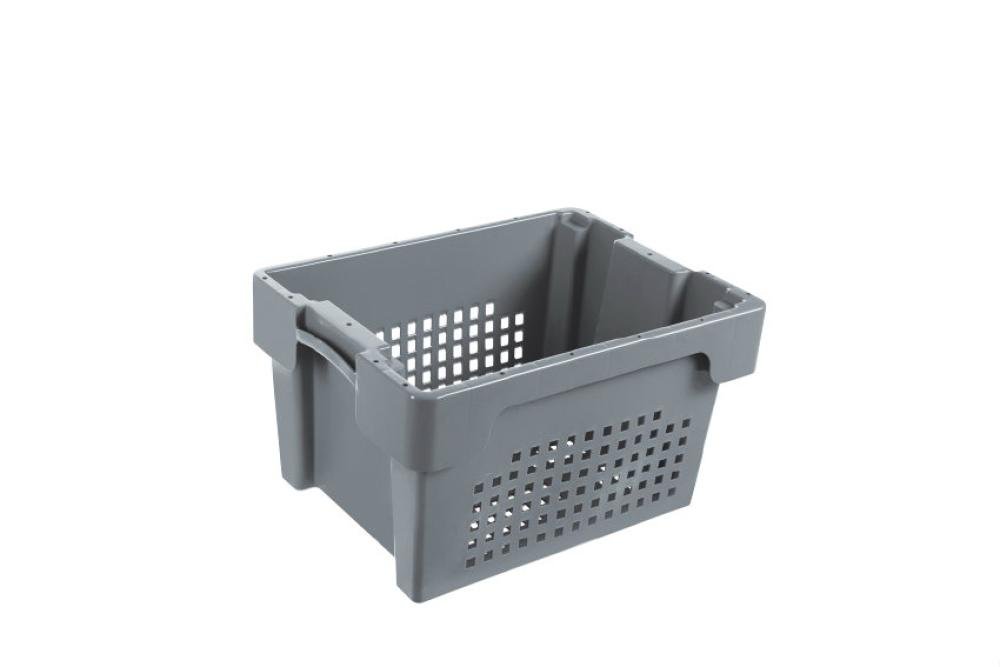 NRP-4225-050 | DRAAI-STAPELBAK ROTA 18L - 400X300X220MM BODEM & ZIJWANDEN GEPERFOREERD