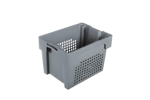 NRP-4275-050 | DRAAI-STAPELBAK ROTA 23L - 400X300X270MM BODEM & ZIJWANDEN GEPERFOREERD